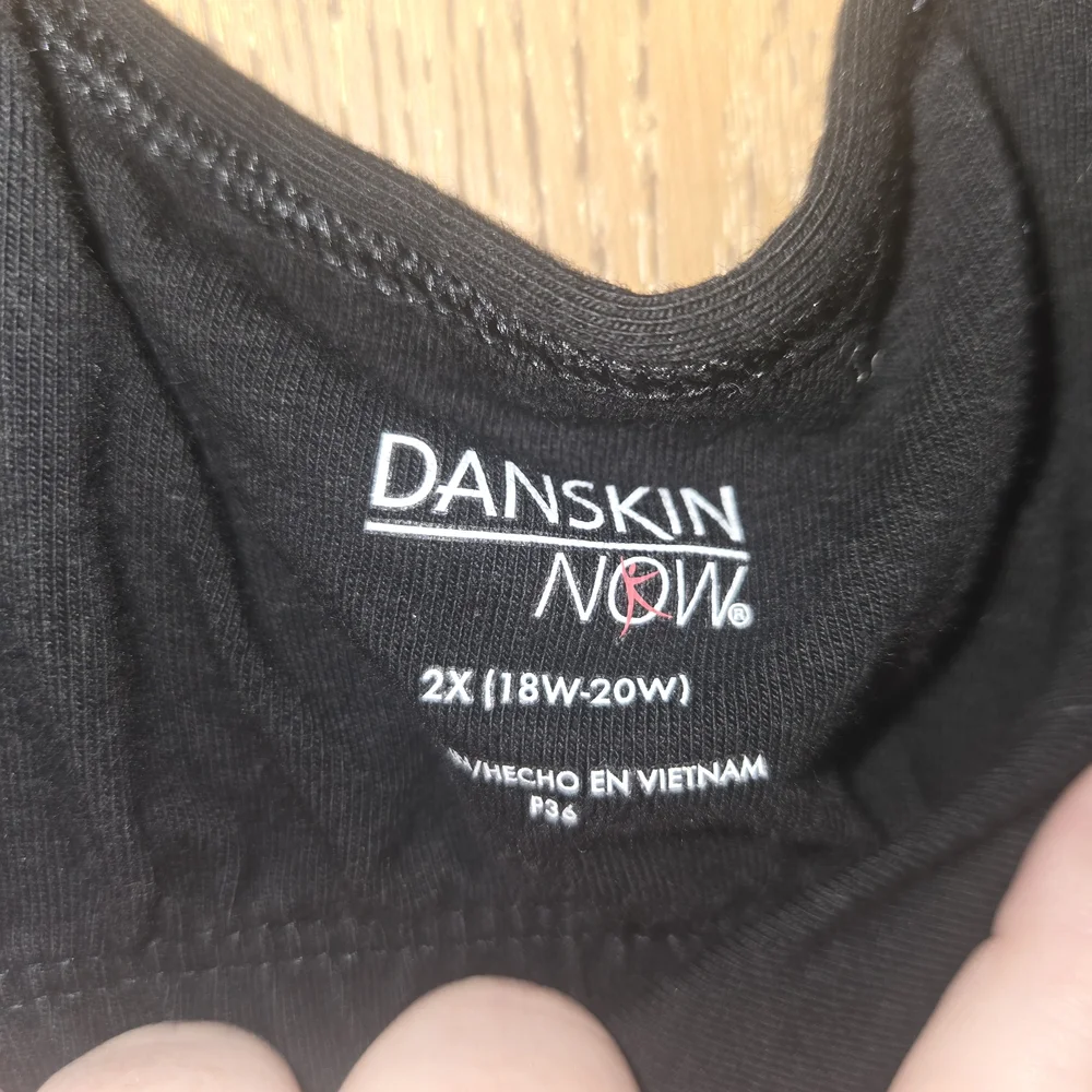 Danskin Now Floral Tank Top - Black, Blue, Purple, Green W/ Bra - Picture 2 of 6